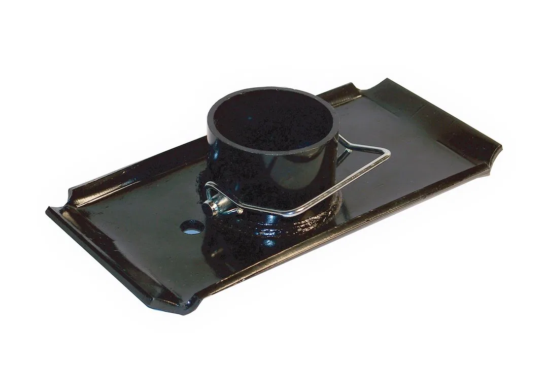 49-954038 – ULTRA FAB Trailer Tongue Jack Foot Plate, Fits 2-1/4 Inch Outer Diameter Trailer Jack With 2 Inch Inner T...